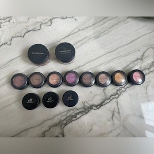 Mac, Elf, Bare Minerals, brushes